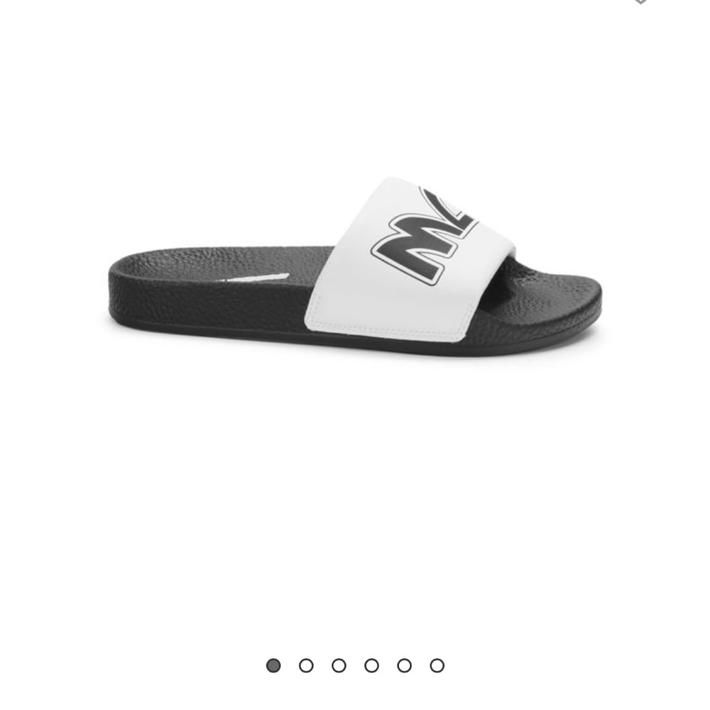 (Brand New) AUTHENTIC Alexander McQueen MCQ  Logo Slides Sandals Unisex … - Picture 2 of 9